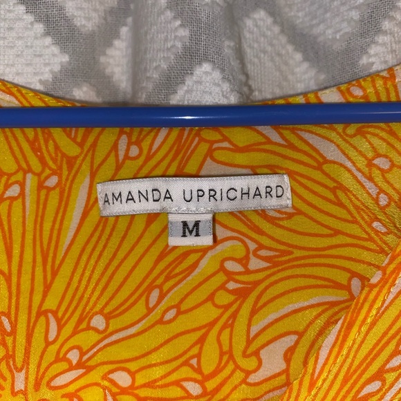 Amanda Uprichard Bright Yellow and Orange Top - Picture 2 of 5